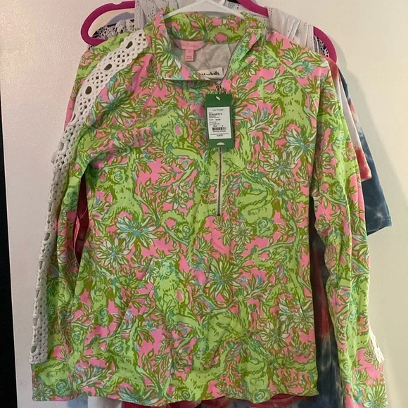 NWT skipper lace popover in chimply chic - Picture 1 of 2